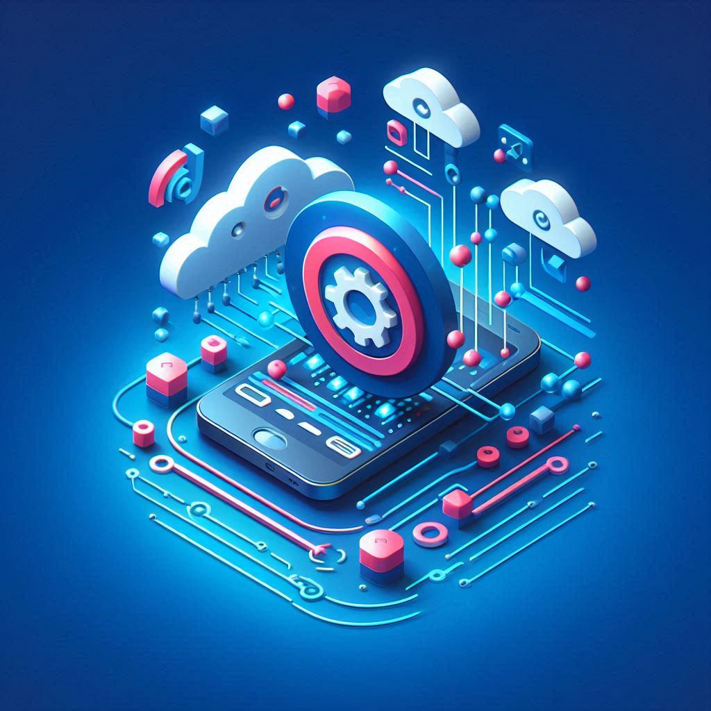 3D effect icon for mobile app
