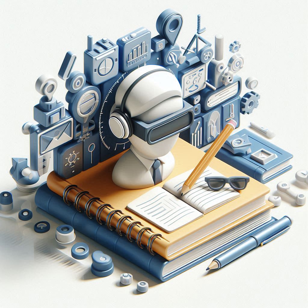 3D icon for Content Writing